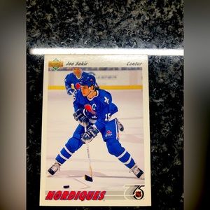 Joe Sakic Upper Deck 1992 #333 hockey card!!